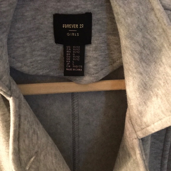 Gray pea coat - Picture 2 of 3